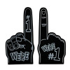 Black Sublimated Foam Hands